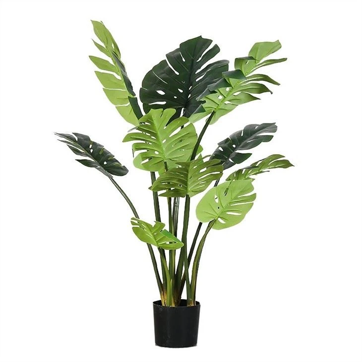 Large Fake Monstera plant